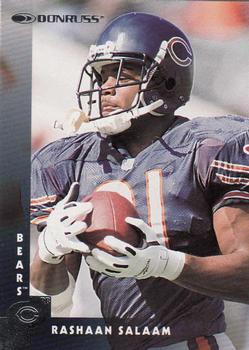 Rashaan Salaam Chicago Bears 1997 Donruss NFL #31